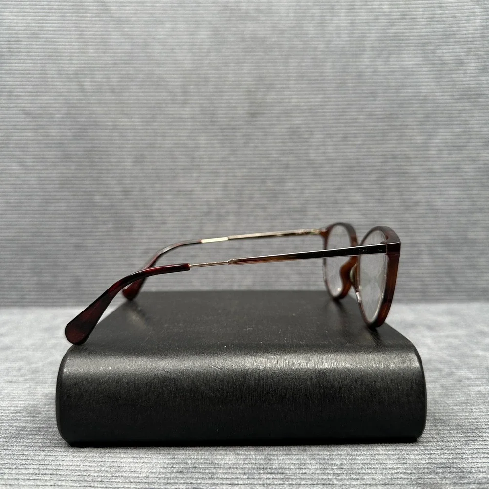 Max&Co. Tortoiseshell Cat Eye Y2K Eyeglasses Brown Gold Vintage 004148410030